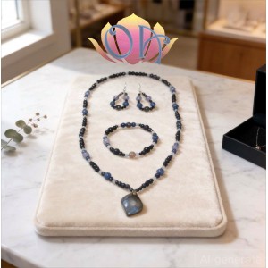 CONJUNTO BOHO HOLISTIC - AZUL PROFUNDO CONJUNTO BOHO HOLISTIC - AZUL PROFUNDO